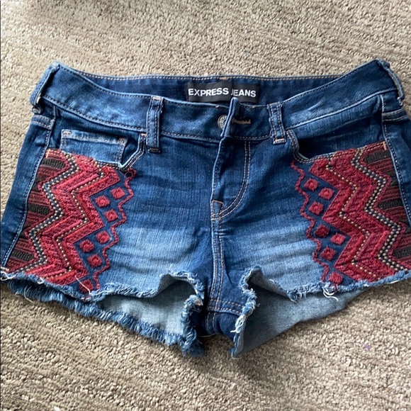 Express Denim Shorts - Picture 1 of 3